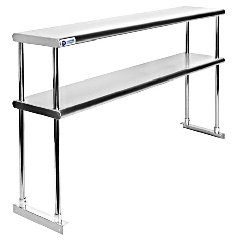 Gridmann Nsf Stainless Steel 60in Long Commercial Kitchen Prep And Work Table With Top Metal