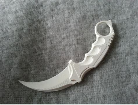 3d Printed Karambit Csgo Knife By Laurumm Dk Pinshape