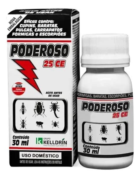 Inseticida Poderoso Kelldrin Poderoso 25 Ce 30ml Sens Agropet