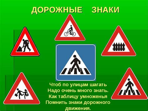 Дорожные знаки картинки с пояснением для детей