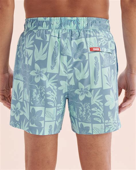 HAMABE Volley Swimsuit With Long Lining Dusk Blue Bikini Village