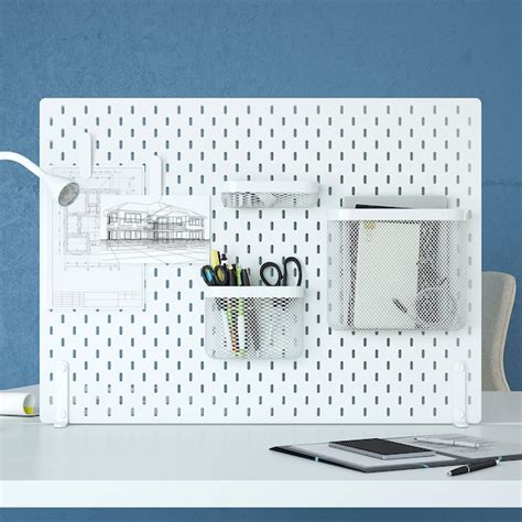 SkÅdis Pegboard Combination White 76x56 Cm 30x22 Ikea Ca