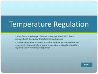 PPT Physiology Homeostasis And Temperature Regulation PowerPoint