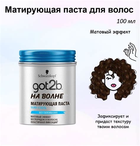 GOT2b Паста для укладки волос, 100 мл - купить с доставкой по выгодным ...