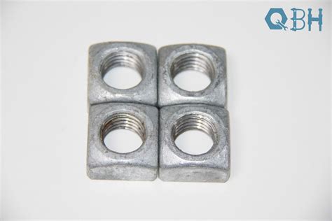 DIN557 Carbon Steel Hot DIP Galvanizing Square Nut China Rectangular