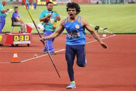 Neeraj Chopra Gold Neeraj Chopra Wins Historic Gold In Mens Javelin