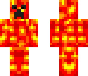 Lava Creeper | Minecraft Skin