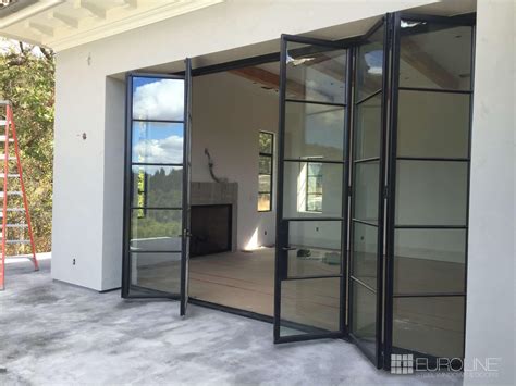 Bi-fold Doors - Exterior & Interior | Euroline Steel Windows & Doors