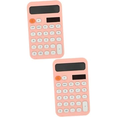 2 Pièces Calculatrice Bureau Décor Outils Pour Bureau Décor Outils