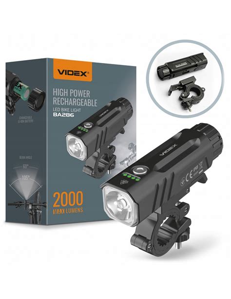 Latarka rowerowa 2w1 VIDEX VLF-BA286 20W 2000Lm - Sport4U