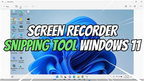 Cara Rekam Layar Langsung Dari Windows 11 Pakai SNIPPING TOOL Gratis