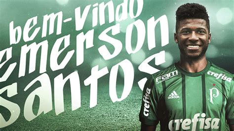 Palmeiras Oficializa Contratação De Emerson Santos Por Cinco Anos