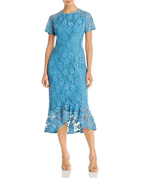 Nanette Nanette Lepore Lace Flounce Midi Dress Bloomingdales