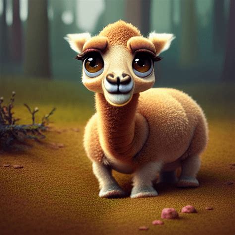 Tiny Cute Adorable Baby Camel Creative Fabrica