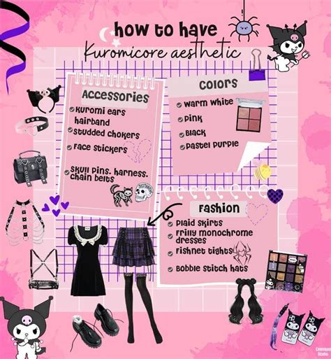 Kuromi Aesthetic 101 Fashion Makeup And Hairstyles Cosmique Studio