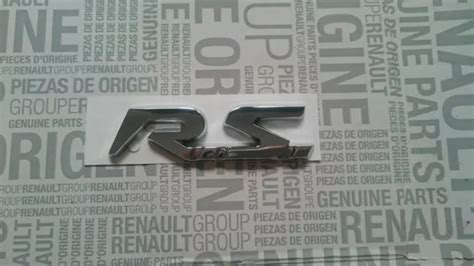 Logo Emblema Renault Sport Megane Clio Iii Iv Monograma Delantero