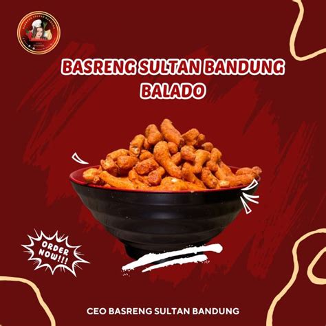 150gr Basreng Sultan Bandung Pedas Balado Lazada Indonesia