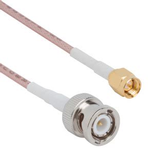 Amphenol Rf Rf Cable Bnc Straight Plug To Sma Straight