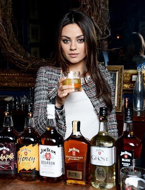 Mila Kunis Jim Beam Spokesperson See Her New Brand Commercial Mila Kunis Whiskey Girl Jim Beam