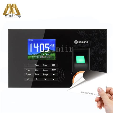 Tcp Ip Usb Rfid Card Biometrics Fingerprint Time Clock Recorder And