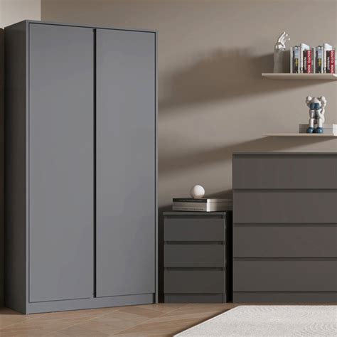 Seconique Malvern Grey 3 Piece Bedroom Furniture Set Wilko