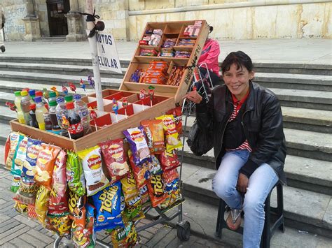 Vendedor Ambulante De Comida Espacios De Trabajo Economia Del Pais