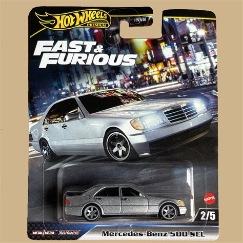 Hot Wheels HNW Velozes E Furiosos Pneus De Borracha Fundo De Ferro Modelo Mercedes Benz