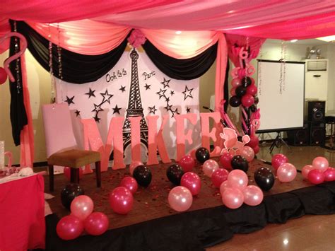 Pin By Balloons Network Party Design On Debut Decorations Paris Theme Party Parisian Party