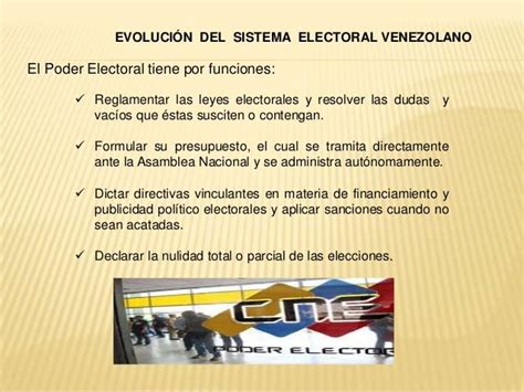 Evolución Del Sistema Electoral Venezolano Y Sistema De Pa