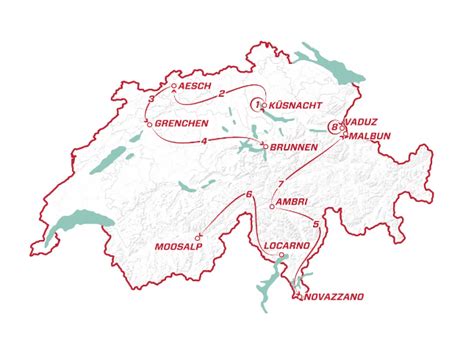 Tour De Suisse Le Parcours Complet Et Les Profils D Tapes