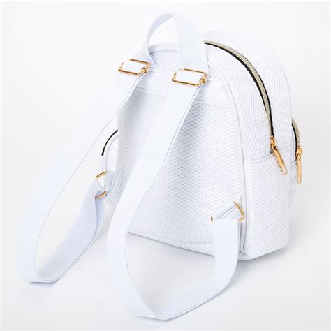 Mesh Mini Backpack - White | Icing US