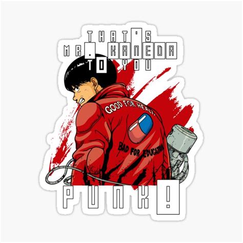 Mr Kaneda Sticker For Sale By Nizamo Redbubble