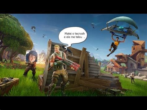 Fortnite Matei O Tecnosh E Ele Me Telou Ate Eu Ganhar Youtube