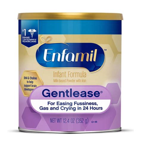 Enfamil Gentlease Infant Formula With Iron Milk Based Powder Through