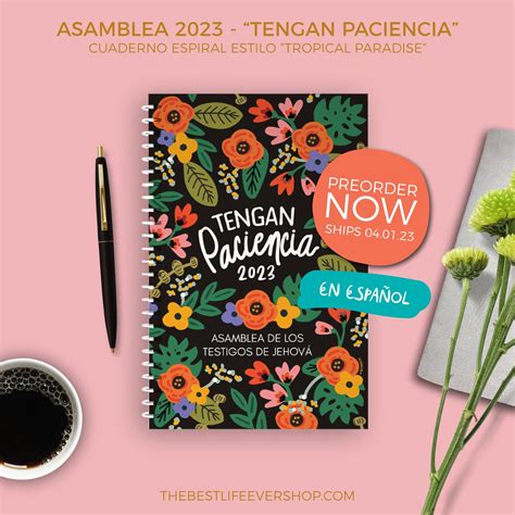 Cuaderno Para La Asamblea Regional 2023 Tengan Paciencia Etsy In 2023