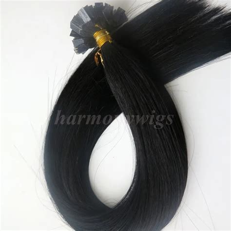 150g 150strands Pre Bonded Flat Tip Hair Extensions 18 20 22 24inch 1