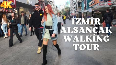 Izmir City Center Alsancak January Walking Tour K Uhd Fps