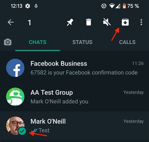 How To Archive Or Unarchive A Chat In Whatsapp Android Authority