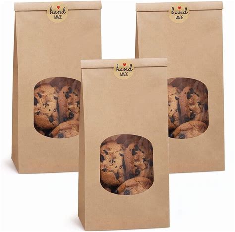 Wholesale Paper Cookie Bags Bulk Cookie Bags