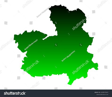 Map Castillala Mancha Vector Illustration Stock Vector Royalty Free