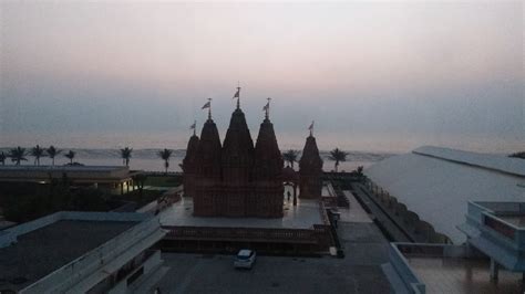 BAPS Swaminarayan Temple Tithal Beach in Tithal near Valsad Gujarat India