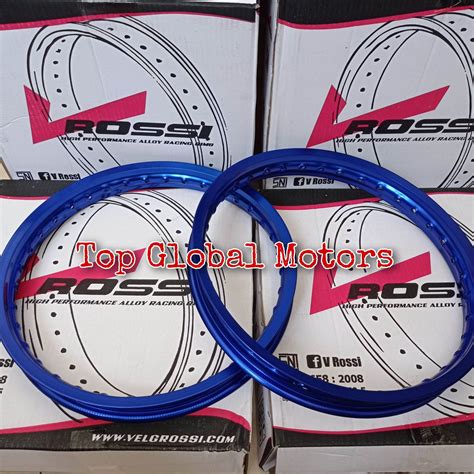 Velg Rossi Ring Uk X Semua Motor Warna Biru Velg Rossi