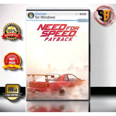 PC Laptop USB Video Game NFS PayBack Need For Speed Payback Windows OS