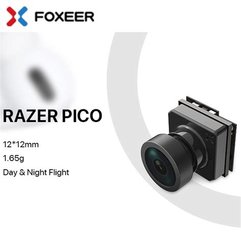 New Foxeer Razer Pico 1200TVL 12 12mm 1 3 Big Sensor 18mm M7 LENS PAL