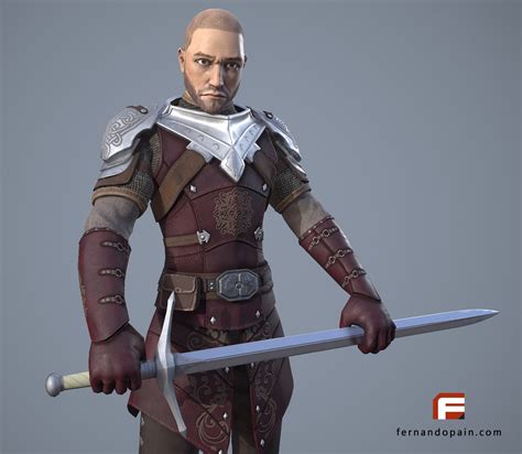 artstation fighter game character