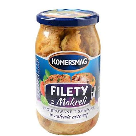 KOMERSMAG Filet z makreli w zalewie octowej 800g Delikatesy Dwójka