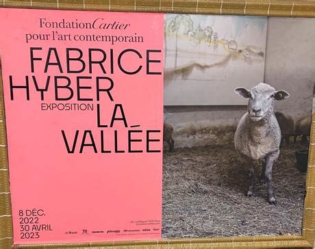 Fondation CARTIER Fabrice Hyber La Vallée depuis le 8 Décembre