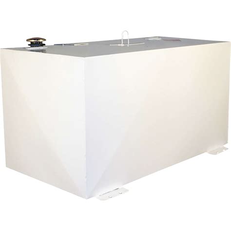 Better Built Steel Transfer Fuel Tank 100 Gallon Rectangular White