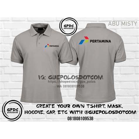 Jual BAJU KAOS POLO TSHIRT PERTAMINA BUMN KAOS PERTAMINA BUMN