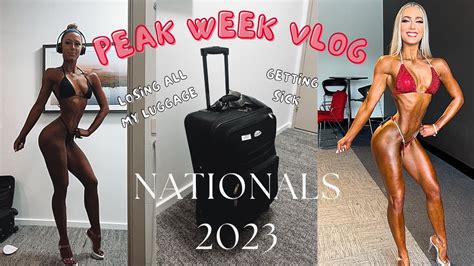 Peak Week Vlog Icn Bikini Nationals Youtube